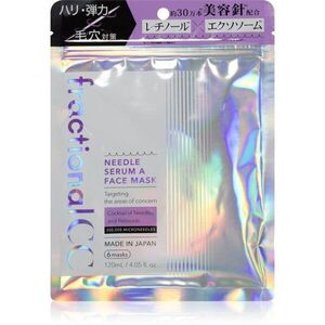 fractional CC Needle Serum A Face Mask zpevňující pleťová maska s retinolem 6 ks obraz