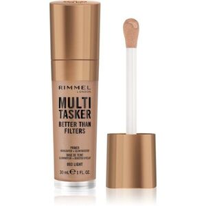 Rimmel Multi-Tasker Better Than Filters rozjasňující podkladová báze pro sjednocení barevného tónu pleti odstín 003 Light 30 ml obraz
