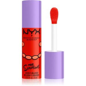 NYX Professional Makeup The Simpsons Fat Cheeks tekutá tvářenka odstín Snarky Scarlet 8 ml obraz