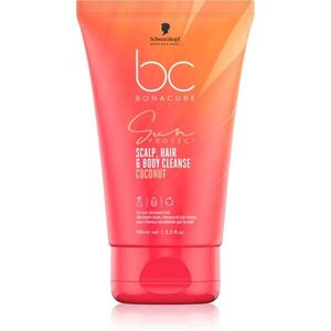 Schwarzkopf Professional BC Bonacure Sun Protect Scalp, Hair & Body Cleanse sprchový gel 2 v 1 100 ml obraz
