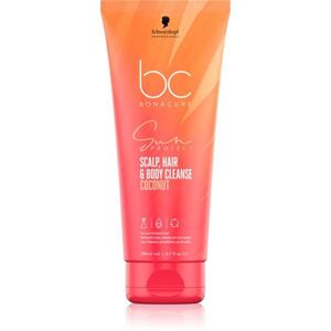 Schwarzkopf Professional BC Bonacure Sun Protect Scalp, Hair & Body Cleanse sprchový gel 2 v 1 200 ml obraz