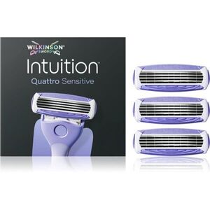 Wilkinson Sword Intuition Quattro Sensitive náhradní hlavice 3 ks obraz