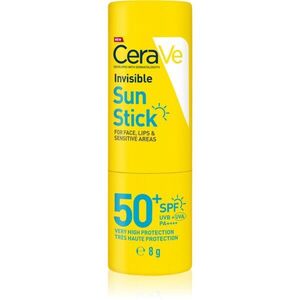 CeraVe Invisible Sun Stick SPF 50+ opalovací tyčinka SPF 50+ 8 g obraz