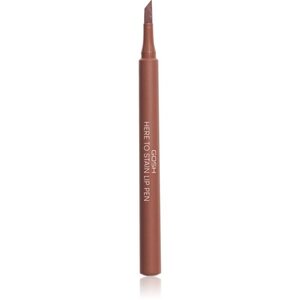 GOSH COPENHAGEN Here To Stain Lip Pen fix na rty pro dlouhotrvající efekt odstín 006 Coffee Stain 1 ml obraz