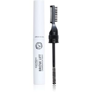 GOSH COPENHAGEN Brow Lift Lamination Wax fixační vosk na obočí s kartáčkem 2 v 1 odstín 001 Clear 6 ml obraz