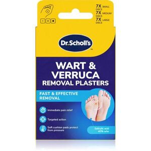 Scholl Dr. Scholl's Wart & Verruca Plaster sada náplastí pro zmírnění tlaku vyvíjeného na bradavice a mozoly 3x7 ks obraz