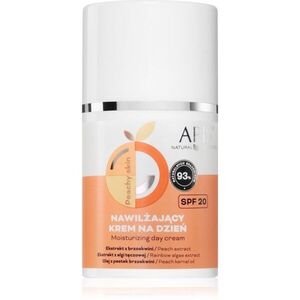 Apis Natural Cosmetics Peachy Skin denní krém s hydratačním účinkem SPF 20 50 ml obraz