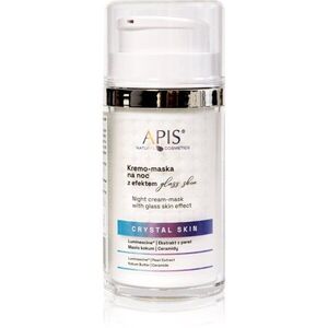 Apis Natural Cosmetics Crystal Skin noční krém-maska pro rozjasnění a hydrataci 50 ml obraz