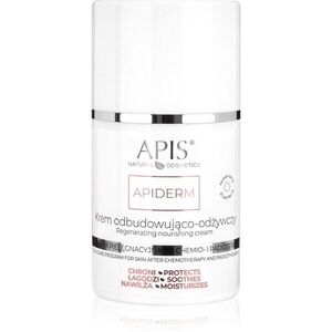Apis Natural Cosmetics Apiderm denní krém pro regeneraci a výživu pleti SPF 10 50 ml obraz