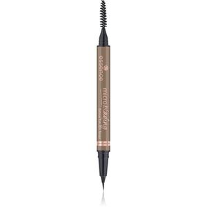 essence Microblading tužka na obočí se štětečkem odstín 03 Neutral Brown 0.6 ml obraz