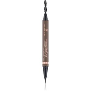 essence Microblading tužka na obočí se štětečkem odstín 04 Dark Brown 0.6 ml obraz