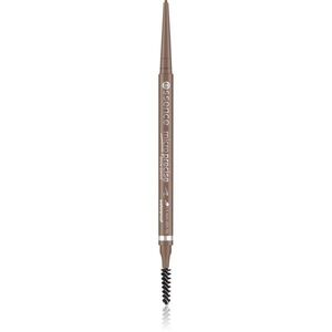 essence Micro Precise voděodolná tužka na obočí s kartáčkem odstín 02 Taupe 0.05 g obraz