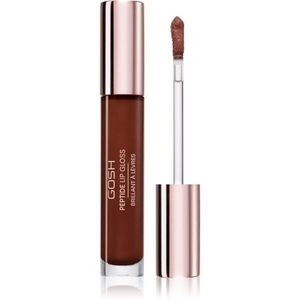 GOSH COPENHAGEN Peptide Lip Gloss lesk na rty s peptidy odstín 006 Brownie 7 ml obraz
