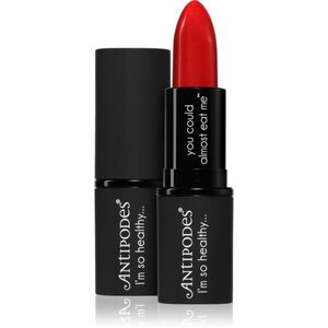 Antipodes Moisture-Boost Natural Lipstick vyživující rtěnka odstín Forest Berry Red 4 g obraz