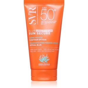 SVR Sun Secure Blur ochranná pěna pro sjednocení tónu pleti bez parfemace SPF 50+ 50 ml obraz