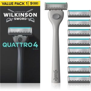 Wilkinson Sword Quattro holicí strojek + náhradní břity 8 ks obraz