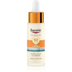 Eucerin Sun Protection Oil Control Ultra-Light UV Serum ochranné sérum SPF 50+ 30 ml obraz