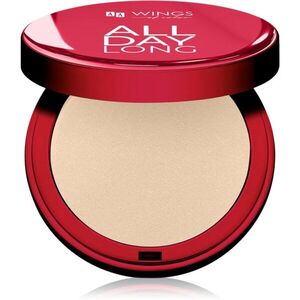 AA Wings of Color All Day Long Pressed Setting Powder kompaktní pudr s matným efektem odstín 02 Natural Medium 9 g obraz