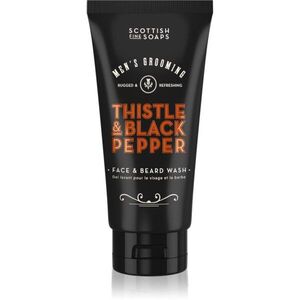 Scottish Fine Soaps Thistle & Black Pepper mycí gel na obličej a vousy 150 ml obraz