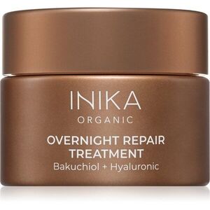 INIKA Organic Overnight Repair Treatment noční regenerační maska pro intenzivní hydrataci pleti 50 ml obraz
