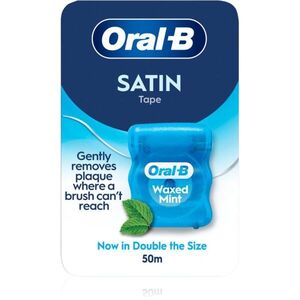 Oral-B Satin Tape Waxed Mint dentální nit máta 50 m obraz