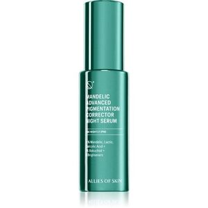 Allies of Skin Mandelic & Peptides Advanced Pigmentation Corrector Night Serum noční sérum pro jednotný tón pleti 30 ml obraz