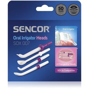 Sencor SOX 007 náhradní hlavice pro ústní sprchu For SOI 22x 4 ks obraz