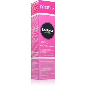 Matrix SoColor Pre-Bonded permanentní barva na vlasy pro zakrytí šedin odstín 4N 90 ml obraz