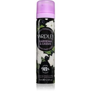 Yardley Gardenia & Cassis tělový sprej s parfemací pro ženy 75 ml obraz