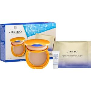 Shiseido Expert Sun Protector Tanning Compact Foundation SPF10 dárková sada pro ženy odstín Honey obraz