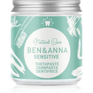 BEN&ANNA Natural Toothpaste Sensitive zubní pasta ve skleněné dóze pro citlivé zuby 100 ml obraz