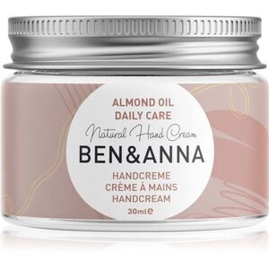 BEN&ANNA Natural Hand Cream Daily Care krém na ruce s mandlovým olejem 30 ml obraz