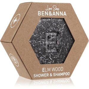 BEN&ANNA Love Soap Shower & Shampoo tuhý šampon a sprchový gel 2 v 1 Elm Wood 60 g obraz