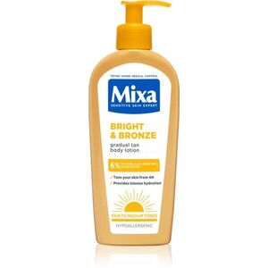 Mixa Bright & Bronze výživný tělový krém pro postupné opálení 250 ml obraz