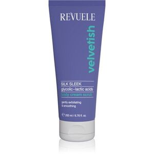 Revuele Velvetish Sleek Body Body Cream Scrub jemný tělový peeling s vyhlazujícím efektem 200 ml obraz