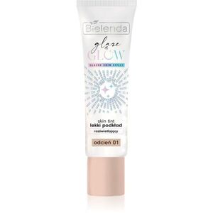Bielenda GLAZE & GLOW lehký make-up s rozjasňujícím účinkem odstín 01 30 g obraz
