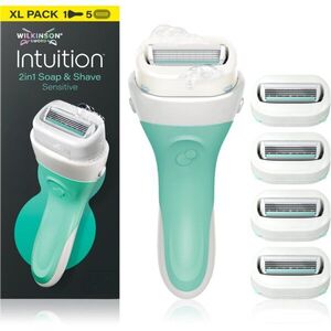 Wilkinson Sword Intuition 2in1 Soap & Shave Sensitive holicí strojek + náhradní hlavice obraz