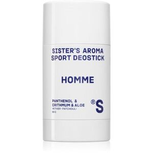 Sister's Aroma Homme Sport Deostick tuhý deodorant proti zápachu a pocení pro muže 50 g obraz