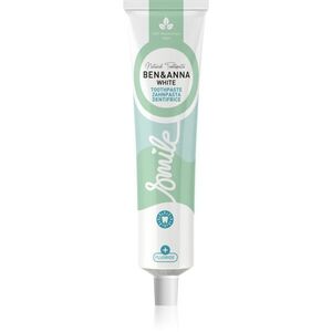 BEN&ANNA Toothpaste White přírodní zubní pasta s fluoridem 75 ml obraz