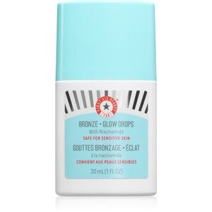 First Aid Beauty Bronze + Glow Drops hydratační bronzující sérum pro jednotný tón pleti 30 ml obraz