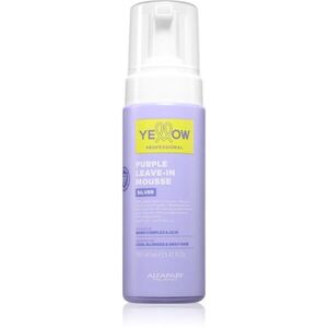 Yellow Professional Silver Purple Leave-In Mousse pěna na vlasy neutralizující žluté tóny 160 ml obraz