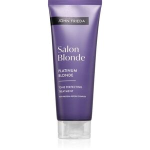 John Frieda Salon Blonde Tone Perfecting Treatment tónovací krém pro zvýraznění barvy vlasů odstín Platinum Blonde 120 ml obraz