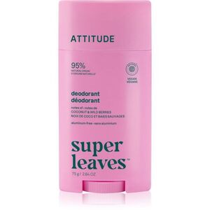 Attitude Super Leaves Natural Deodorant deodorant Coconut and Wild Berries 75 g obraz