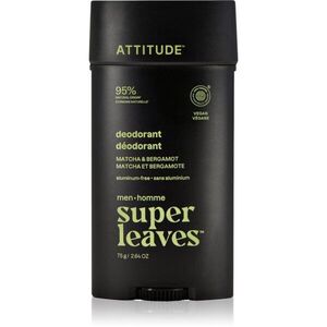Attitude Super Leaves Men Deodorant deodorant bez hliníku pro muže Matcha & Bergamot 75 g obraz