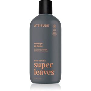 Attitude Super Leaves Men Shower Gel sprchový gel pro muže Patchouli & Bourbon 415 ml obraz