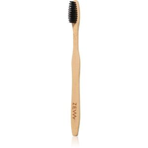 Zew For Men ACCESSORIES Toothbrush bamboo 19 cm bambusový zubní kartáček s aktivním uhlím 1 ks obraz