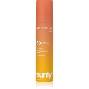 Attitude Sunly Tropical Coco minerální sprej na opalování SPF 50+ 75 ml obraz