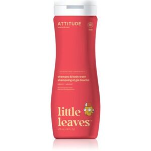Attitude Little Leaves Mango dětský mycí gel a šampon s vůní manga 473 ml obraz