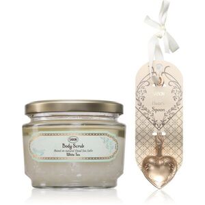 Sabon White Tea tělový peeling 320 ml obraz