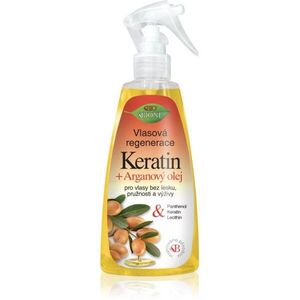 Bione Cosmetics Keratin + Arganový olej regenerační bezoplachový kondicionér na vlasy 260 ml obraz